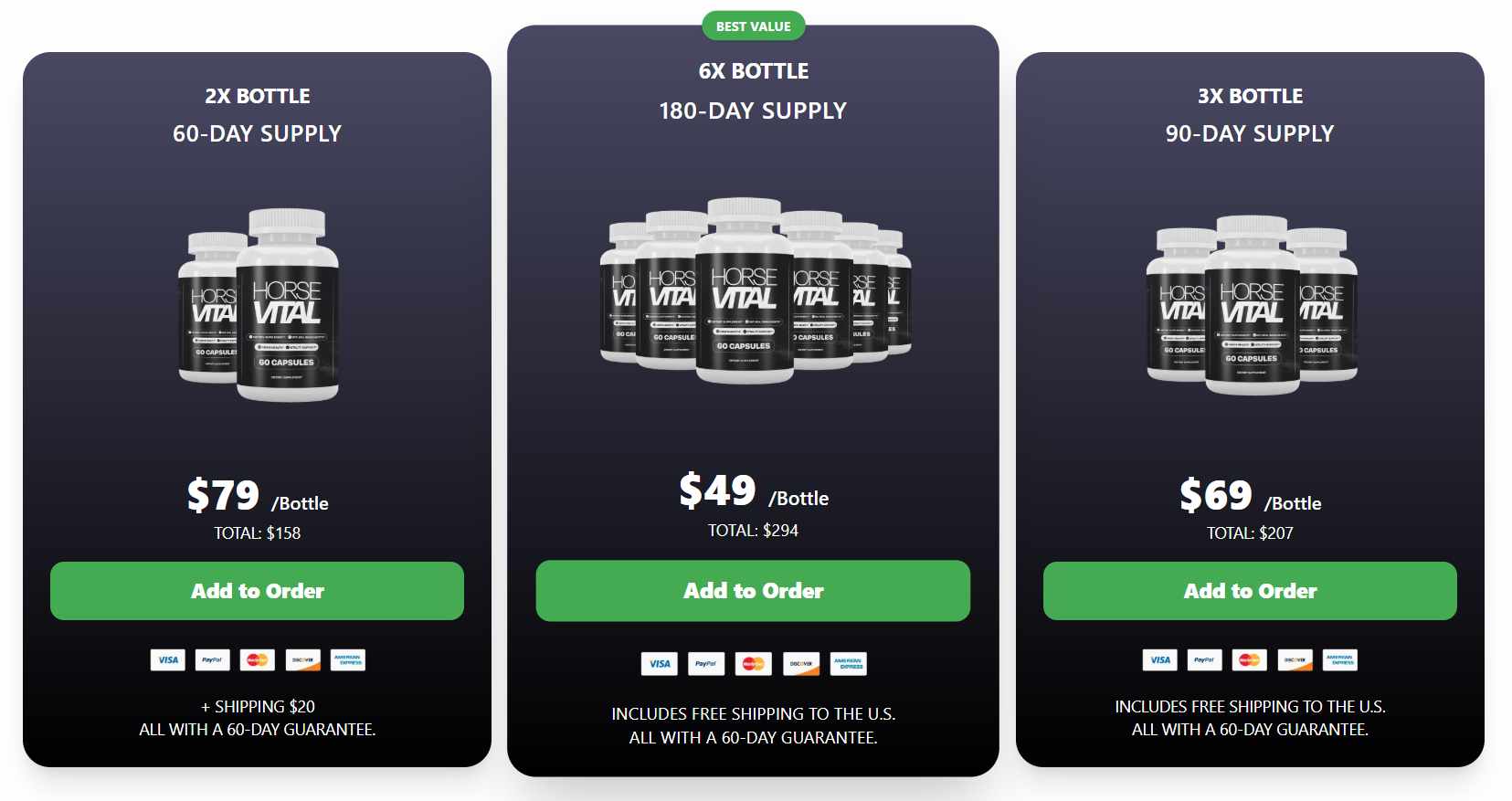 HorseVital Pricing