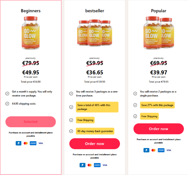 GoGlow Boosting Ireland price